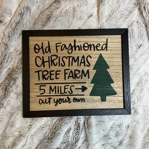 [Target] Bullseye's Playground Old Fashioned Christmas Tree Farm Home Decor Sign